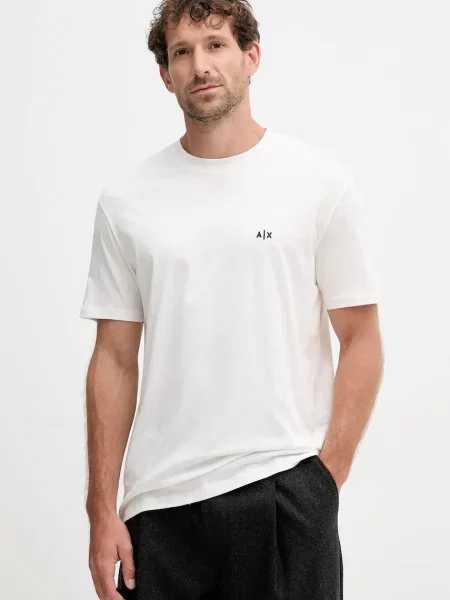 Armani Exchange Tricou alb
