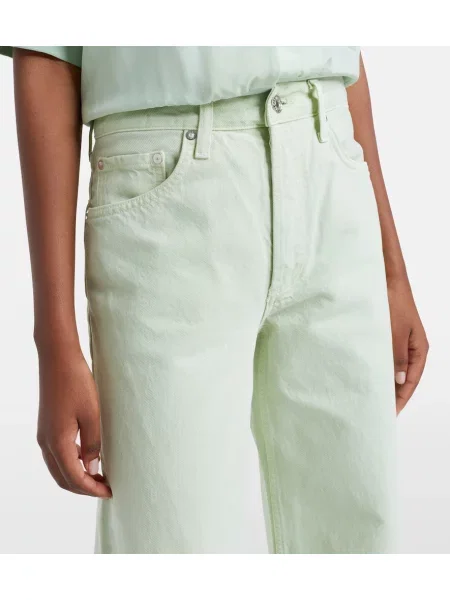 Blugi cu picior larg Agolde verde
