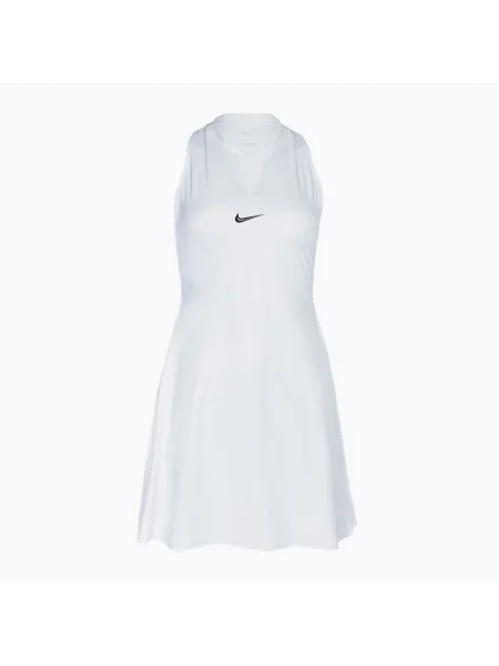 Рокля за тенис Nike Dri-Fit Advantage бяла/черна бяло