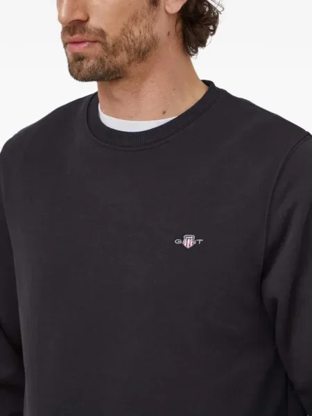 Hanorac crewneck Gant negru