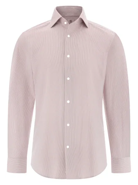 Boggi Milano Košile pastelově červená / přírodní bílá