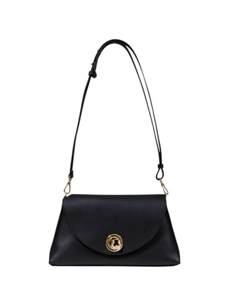 Kožená taška Coccinelle černá