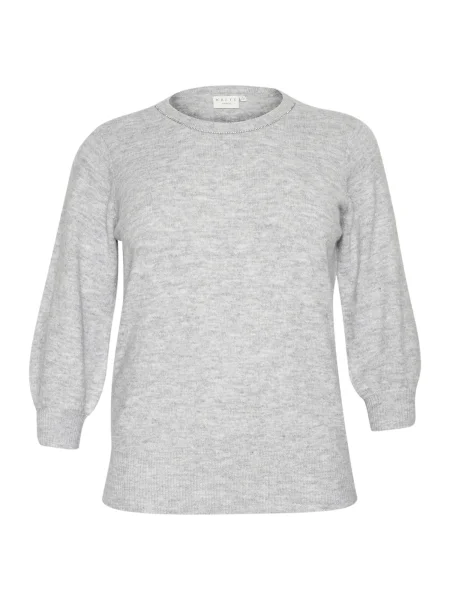 KAFFE CURVE Pulover KC Merida amestecat gri