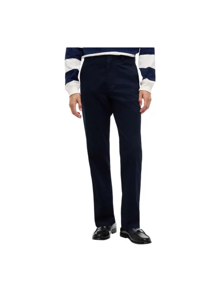 Pantaloni Tommy Hilfiger albastru