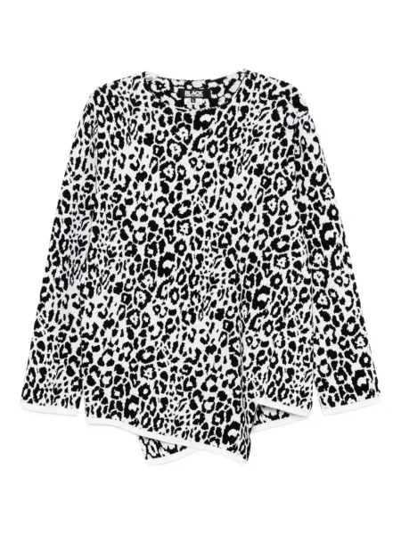 Суитчър Black Comme Des Garçons с принт бяло