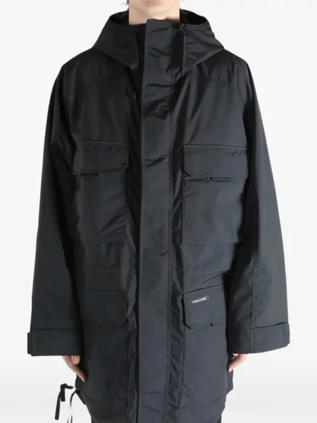 Geacă Canada Goose cu glugă negru