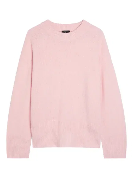 Sweter Rails prążkowany różowy