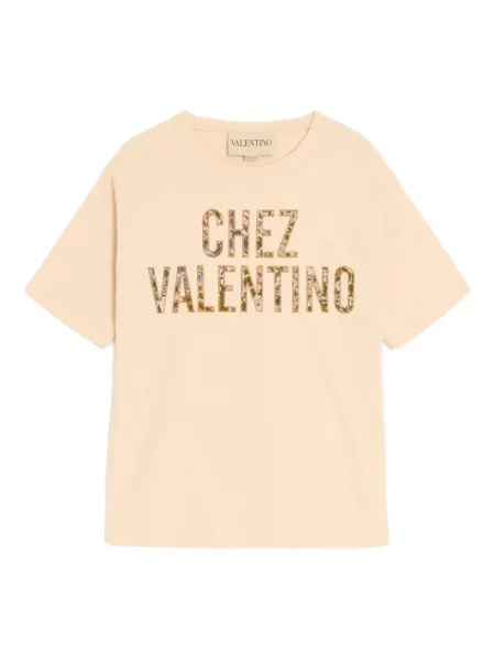 Tricou Valentino Garavani cu model floral cu imagine