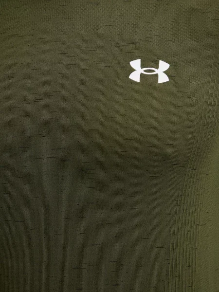 Однотонная бесшовная футболка Under Armour оранжевая