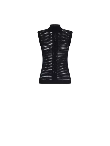Dzianinowy sweter Richmond czarny