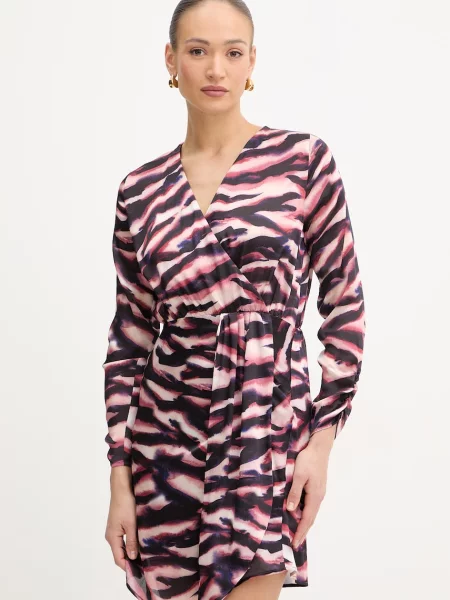 Morgan Rochie albastru / roșu cireș alb negru