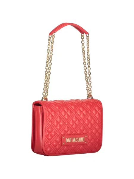 Colier Love Moschino matlasat roșu