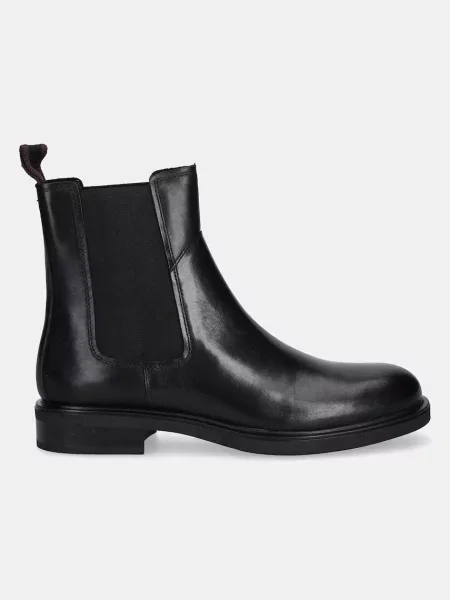 Шкіряні черевики Vagabond Shoemakers FREYA на плоскому ходу чорний