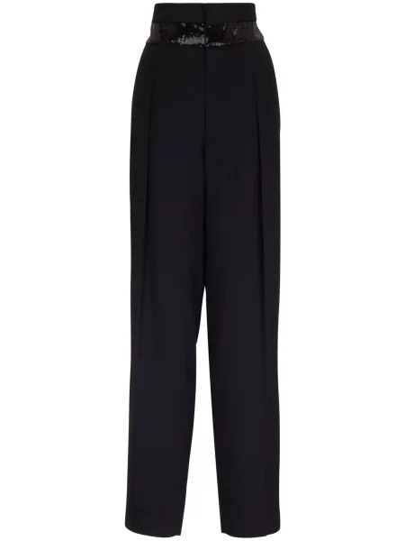 Pantaloni Brunello Cucinelli cu paiete negru