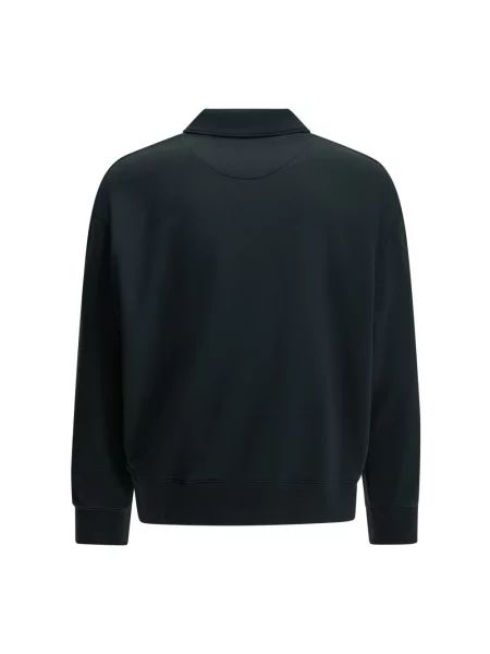 Koszulka polo Maison Kitsune niebieska
