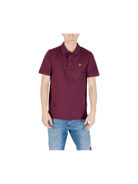Koszulka polo Lyle & Scott czerwona