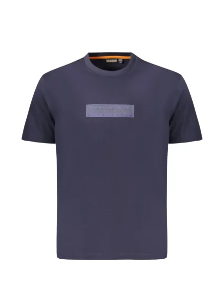 Tricou Napapijri cu autograf albastru