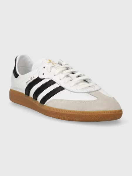Δερμάτινα αθλητικά παπούτσια adidas Originals άσπρο λευκό