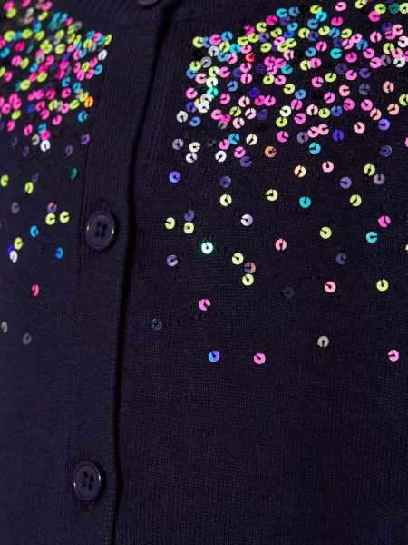 Billieblush Kardigan Z Cekinami blau granatowy