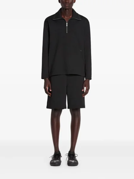 Hanorac Lanvin cu imagine negru