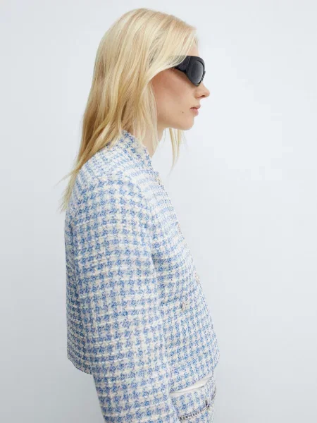 MANGO Жакет блакитний