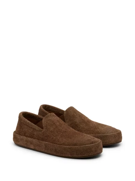 Pantofi loafer Marsell de lână maro