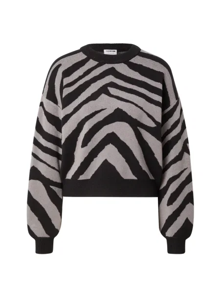 Noisy may Pulover NMCHARLOTT gri închis negru