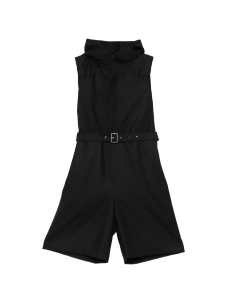 Salopetă Noir Kei Ninomiya cu glugă negru