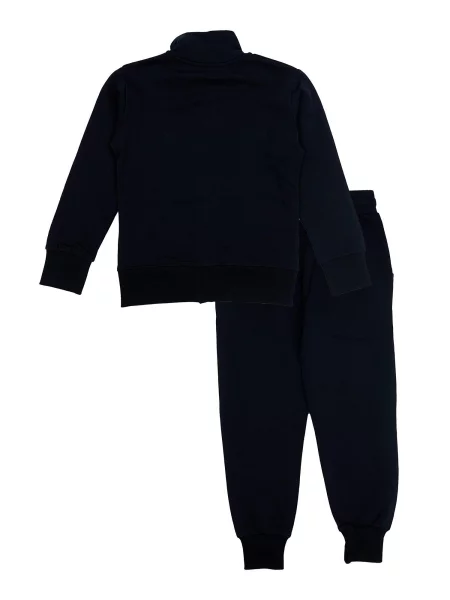 Bluza z pełny błyskawiczny na co dzień czarna