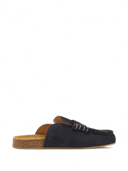 Szarvasbőr loafer Jw Anderson kék