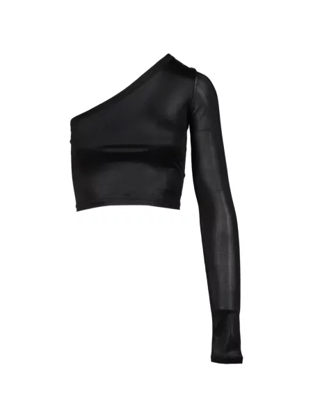 Decupat tricou Rick Owens Drkshdw asimetric negru