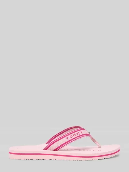 Japonki Tommy Hilfiger Webbing Summer Sandal foggy pink różowe
