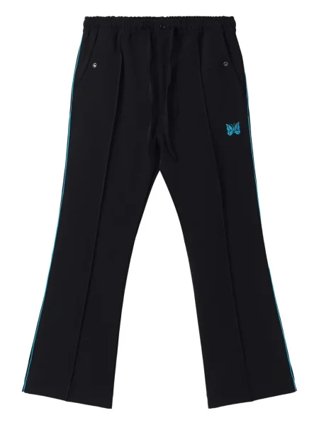 Pruhované kalhoty Needles černé