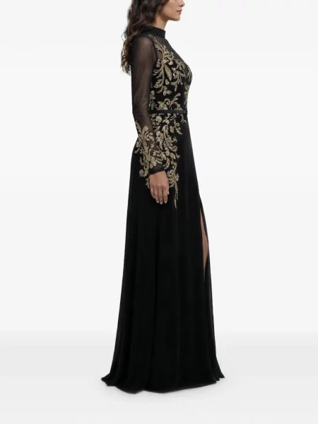 Rochie maxi Saiid Kobeisy de costum negru