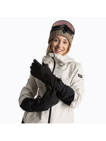 Дамски скиорски ръкавици KADVA Mountain Flow 3M Thinsulate black черно