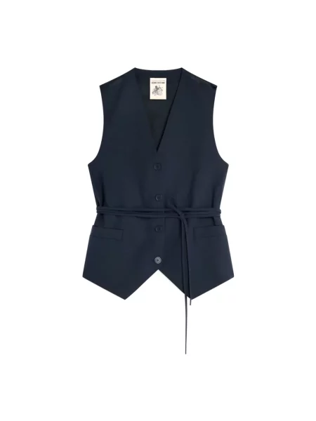 Kamizelka Semicouture wełniana niebieska