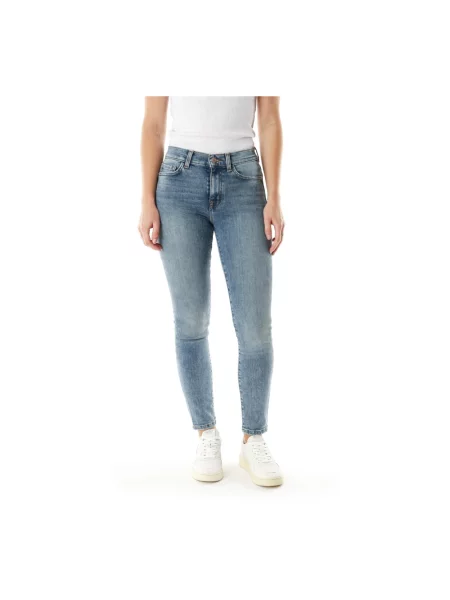 Skinny jeansy skinny Current/elliott niebieskie