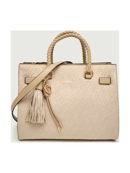 Geantă shopper Liu Jo bej