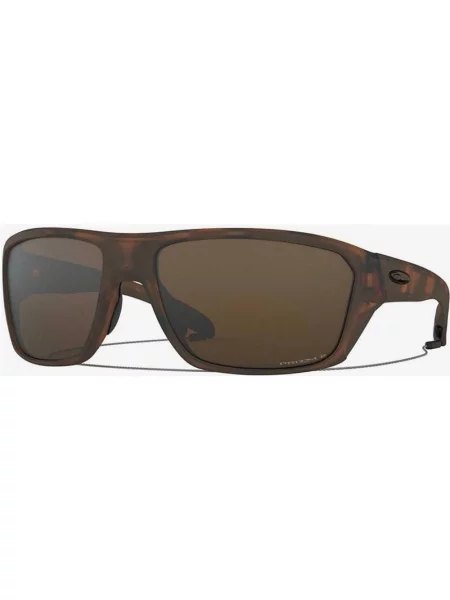 Matowe okulary szylkretowe Oakley Split Shot z polaryzacyjnymi soczewkami Prizm Tungsten brązowe