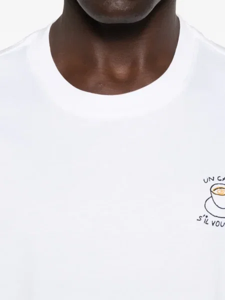 Μπλούζα Maison Labiche με κέντημα λευκό