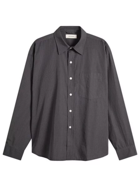 Koszula Mfpen w kratę popelinowa