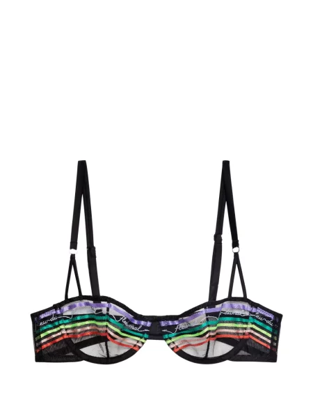 Sutien balconette Fleur Du Mal negru