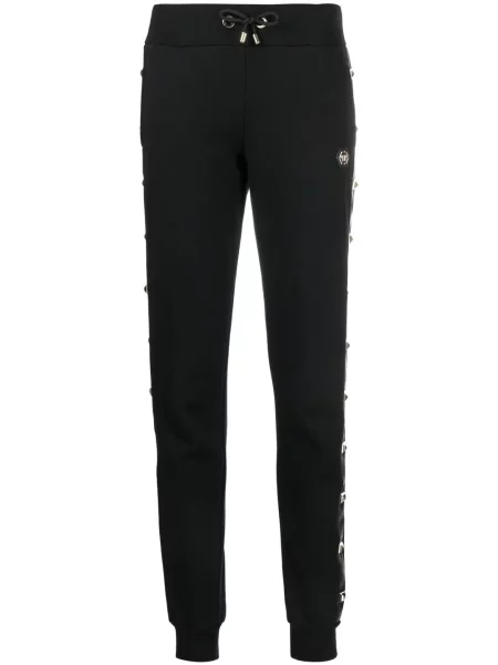 Pantaloni Philipp Plein cu tepi negru