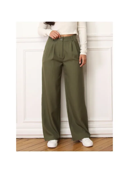Pantaloni La Modeuse kaki