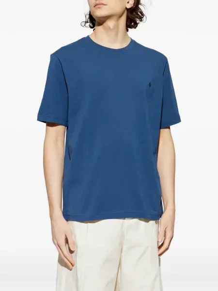 Tricou Samsøe Samsøe cu broderie albastru