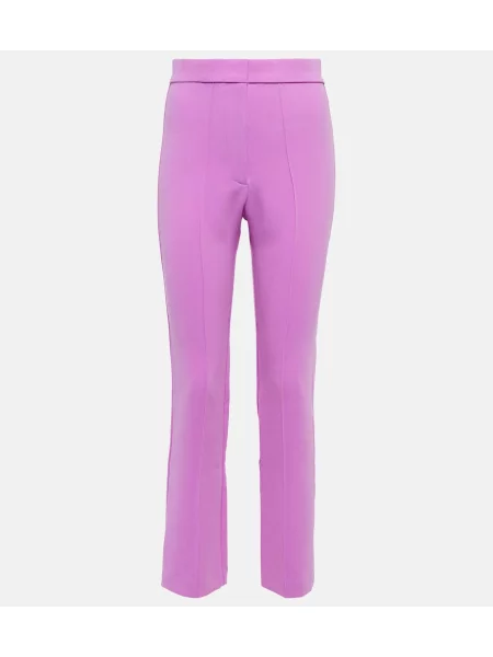 Cropp pantaloni Alex Perry cu talie înaltă violet