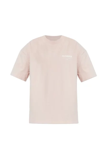 Tricou Allsaints cu imagine roz
