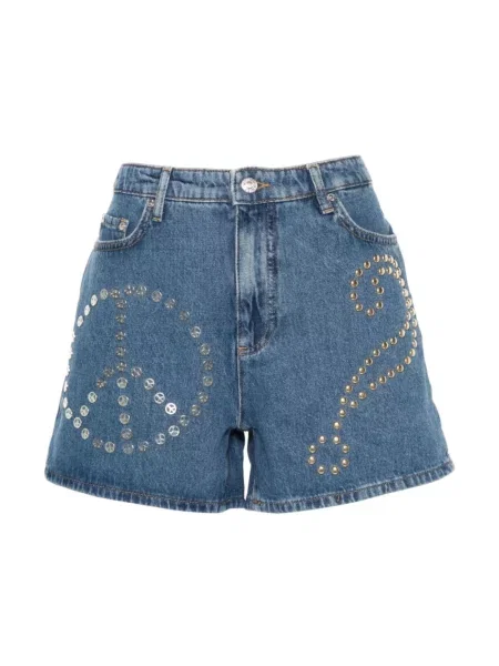 Szorty jeansowe Moschino niebieskie