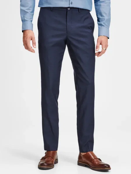 JACK & JONES Pantaloni eleganți JPRSOLARIS bleumarin albastru