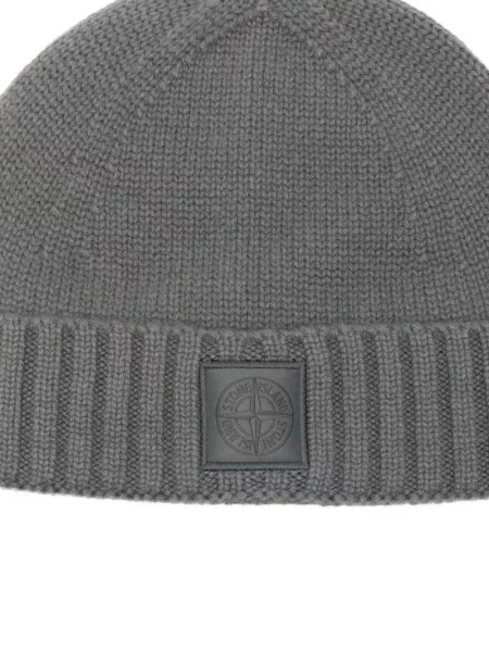 Căciulă Stone Island cu strasuri gri